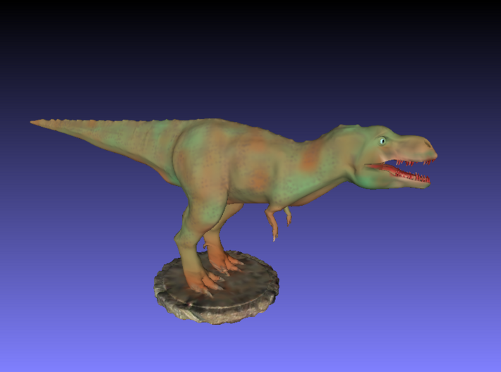 Dinosaurs World Tyrannosaurus Trex Full Color 3d printed 