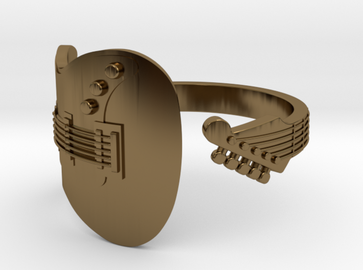 Full Electric Guitar Wrap Ring - US Size 11 3d printed