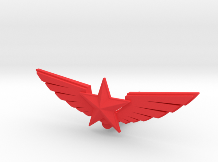 Wings & Star 3d printed 