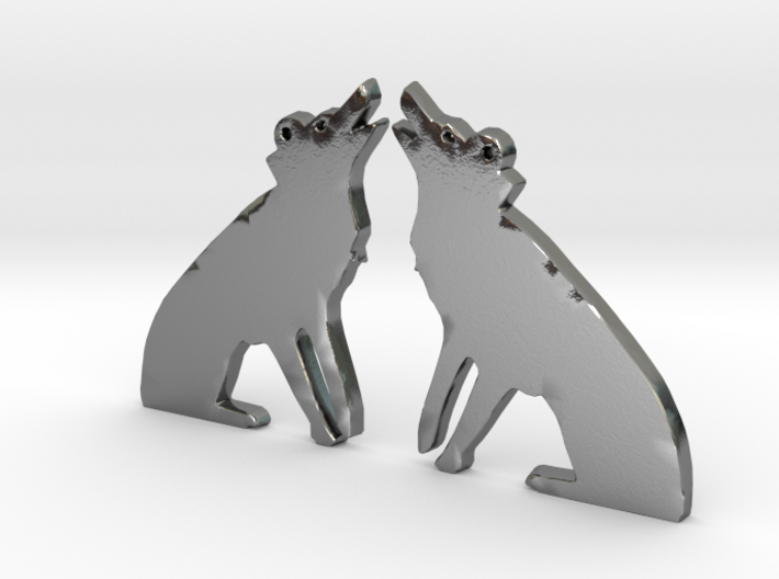 Whytewolf Earrings (Pair) 3d printed