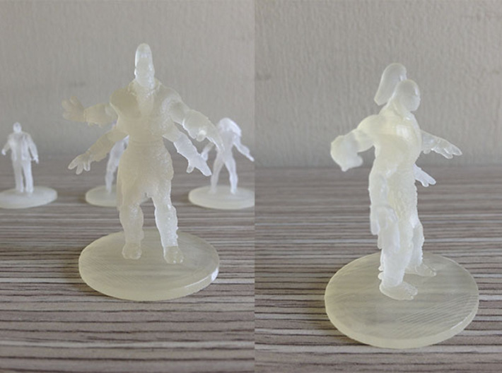 Goro MKX 3d printed Goro Frosted Ultra Detail Shapeways