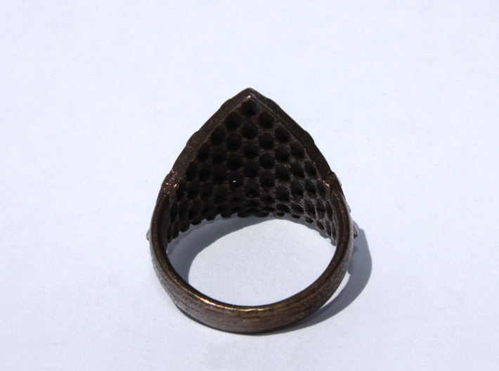 Dragonscales Ring 3d printed 