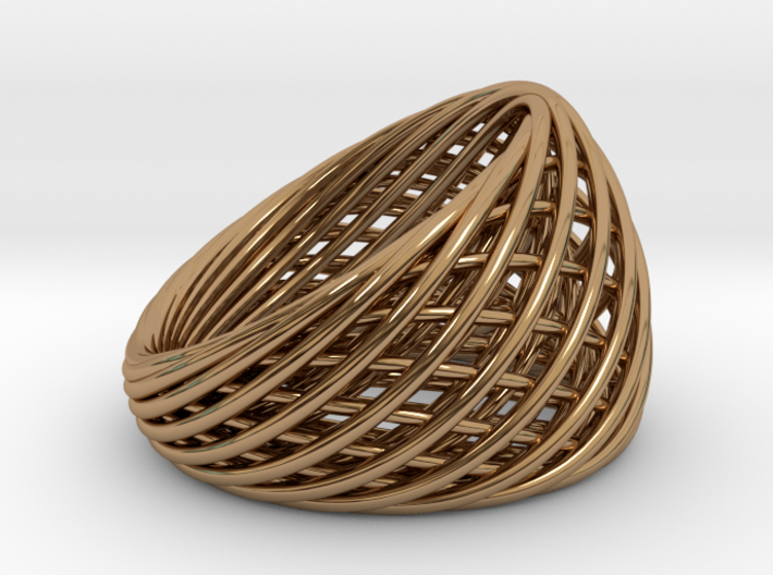 [Ring]Weave|Size9|18.9mm 3d printed