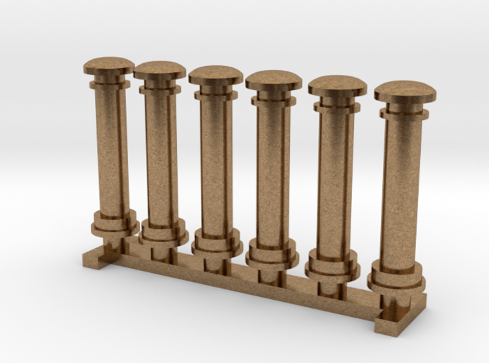 Tender Ventilation Columns 3d printed