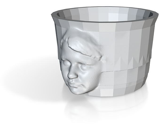 Cup with Face 1 3d printed