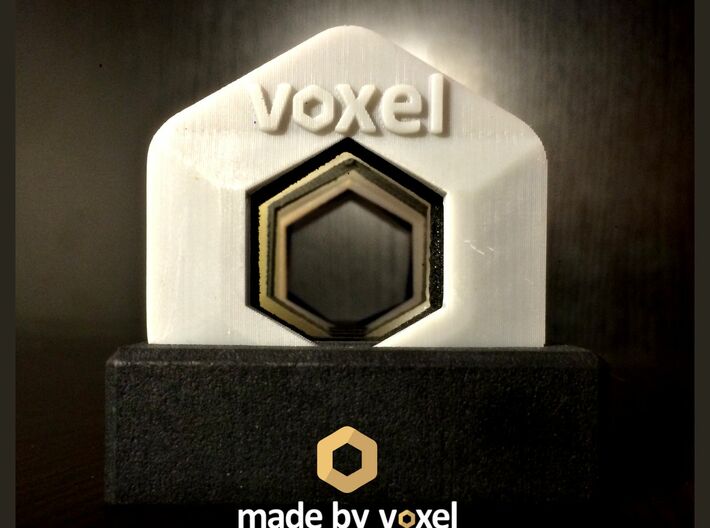 Voxel Material Sample Stand 3d printed