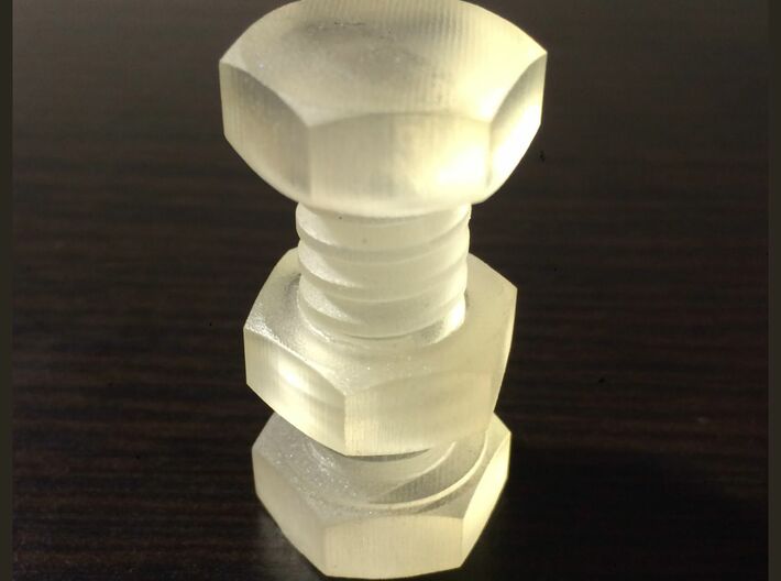 Impossible Nut And Bolt 3d printed 