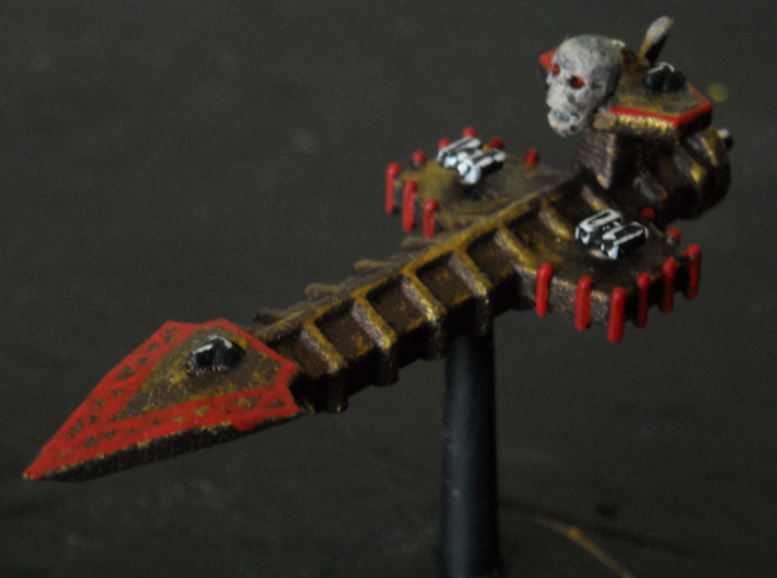 Aotrs201 Spiritwrack Escort Cruiser 3d printed Painted model (V1; Skull by Games Workshop)