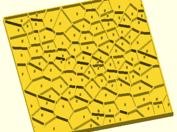 Voronoi Cells 3d printed 