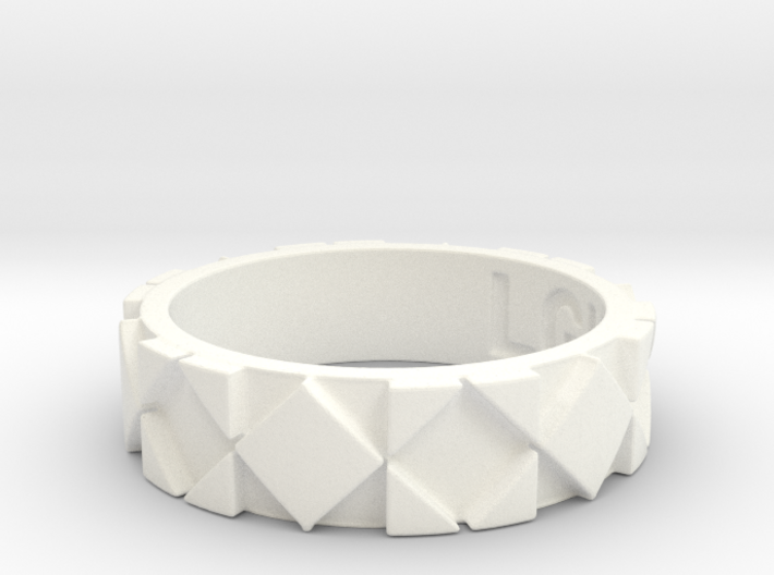Futuristic Rhombus Ring Size 5 3d printed