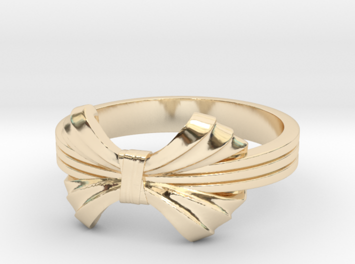 The Elegant Ring 3d printed