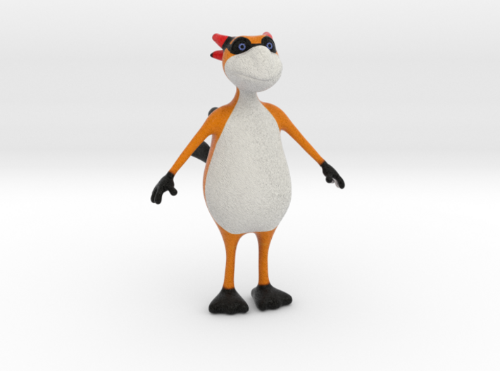 Cartoon Bird Mascot 3d printed