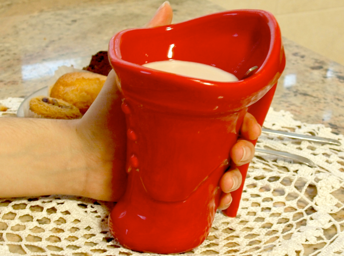 Ankle Boot Mug 3d printed 