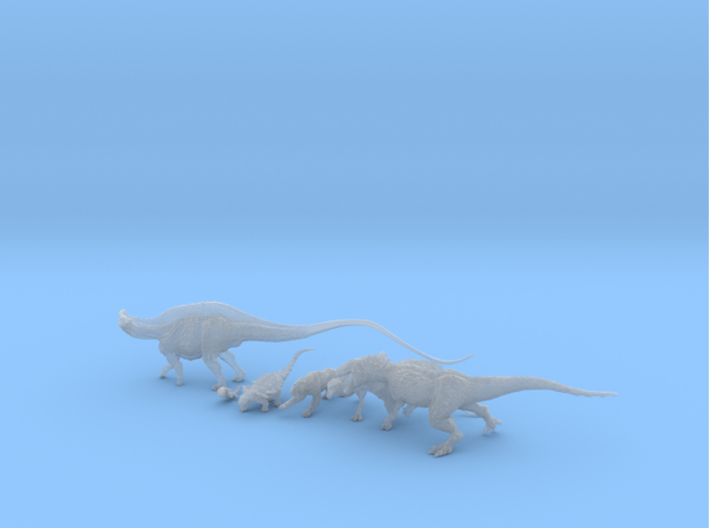 Mini Prehistoric Collection 3 3d printed Miniature dinosaurs by ©2012-2015 RareBreed