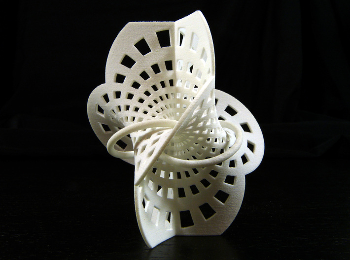 Trefoil spine 3d printed 