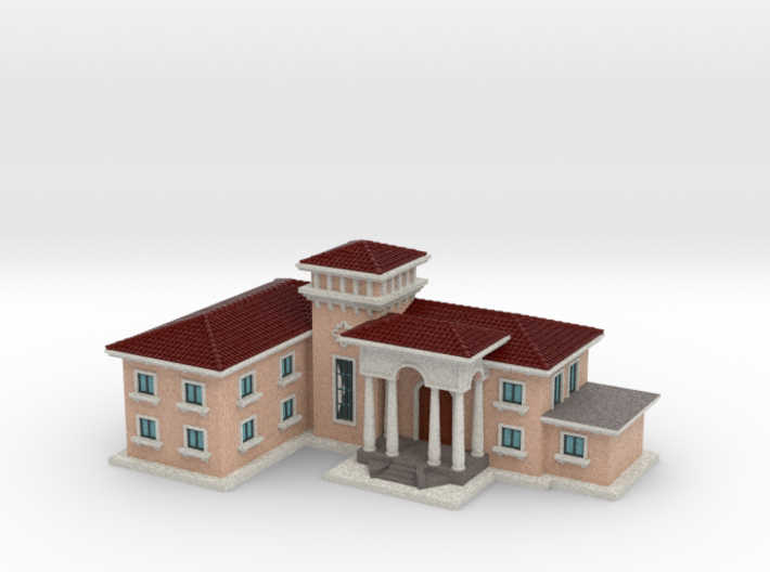 Mansion 3d printed 