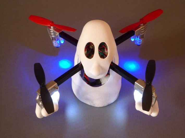 "Ghost" case for Micro Drone 2.0 3d printed 