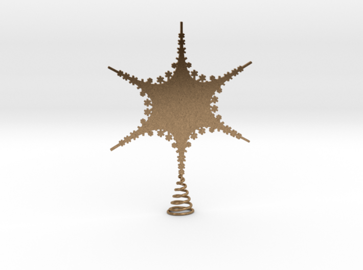 Sparkle Snow Star 2 - Fractal Tree - S 3d printed
