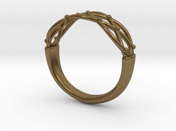 Celtic Weave Ring 3d printed