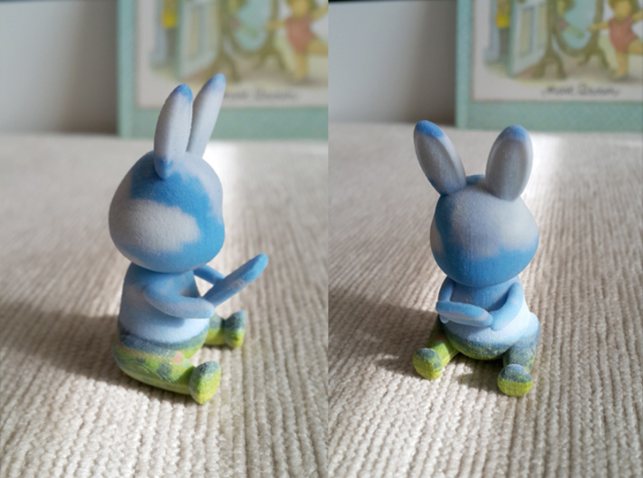 Phoneholic Rabbit - sky 3d printed