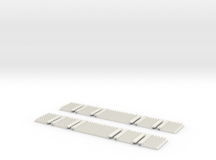 Polymer Anti-trespass Panels (Streamline) 3d printed