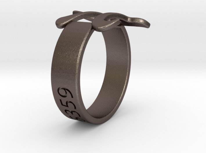 PI Ring Size6 3d printed