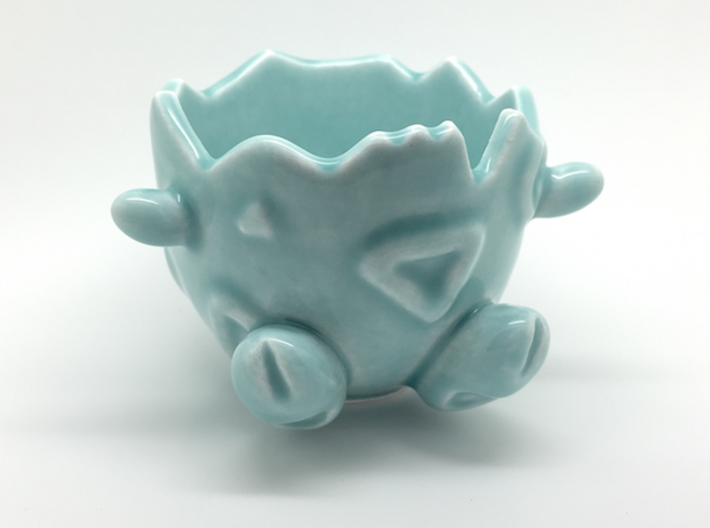 Broken Egg Cup 3d printed 