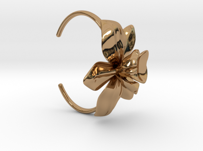 Orchid Bracelet- Metal Version 3d printed