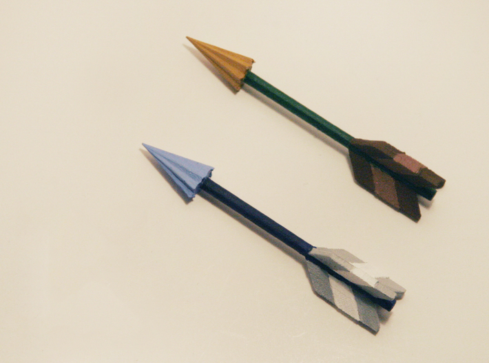 Zelda Fan Art: TLoZ: 2 Arrows 3d printed