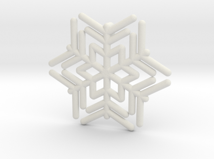 Snowflakes Series III: No. 12 3d printed