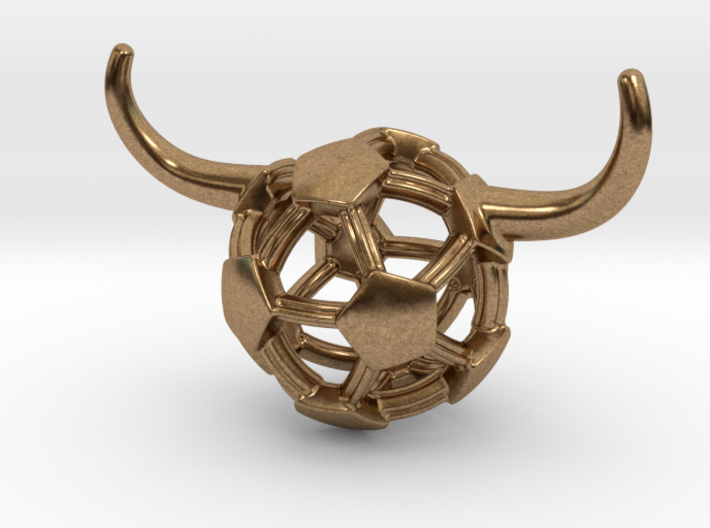 iFTBL Tauros / The One 3d printed Raw Brass / For other materials and prices... please click on material icons.