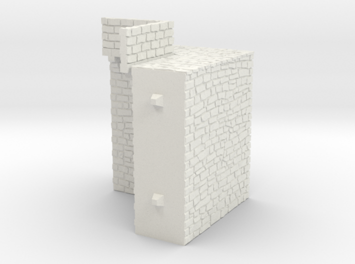 NF10 Modular fortified wall 3d printed