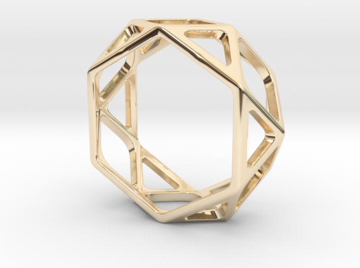Structural Ring size 9,5 3d printed