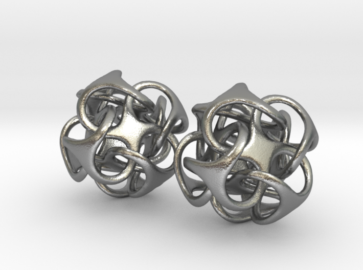 Metatron 12mm Pair - For silver earrings 3d printed