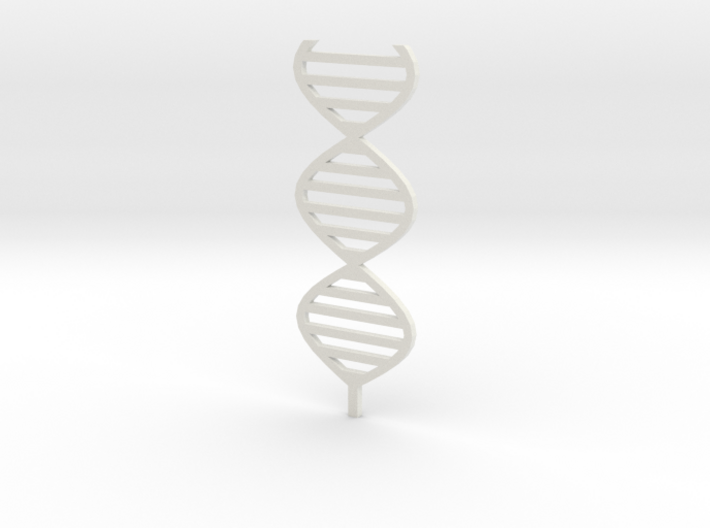 DNA sculpture 1:200 3d printed