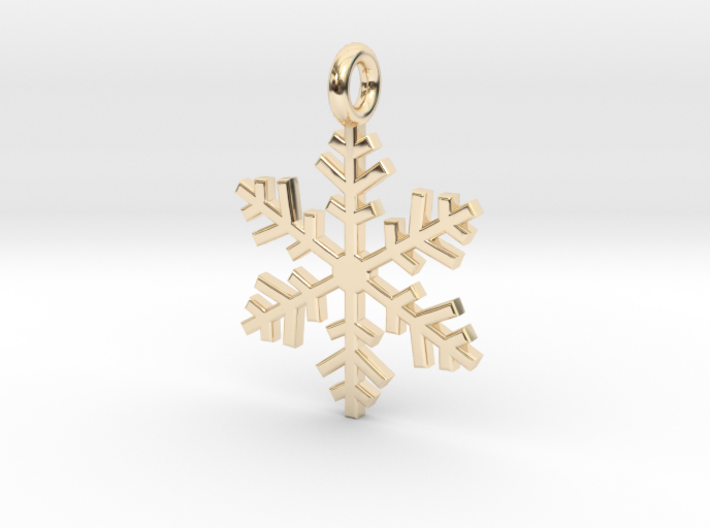 Snowflake Charm 1 3d printed