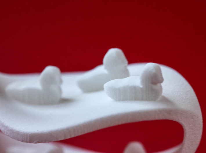 Seven Swans A-Swimming 3d printed 