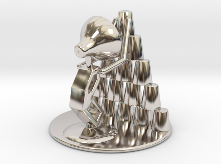 Juju &quot;Playing with cups&quot; - DeskToys 3d printed