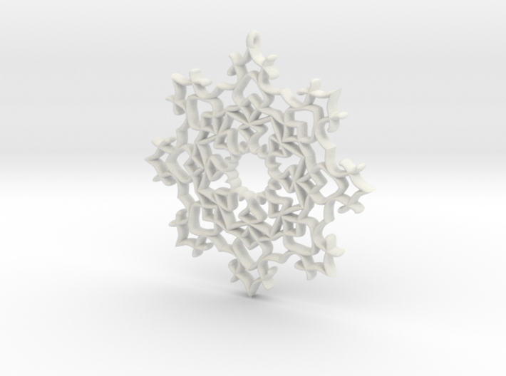 Fancy Snowflake 3d printed 