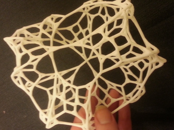 Hyperbolic Network 3d printed