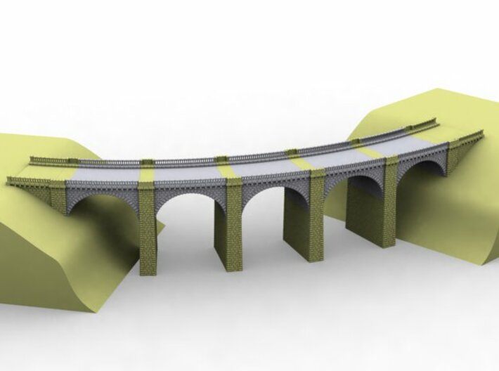 NV2M7 Modular viaduct 2 tracks 3d printed