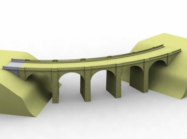 NV2M10 Modular viaduct 2 tracks 3d printed
