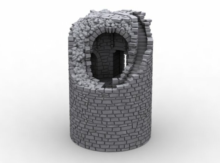 NF50 Ruined tower 3d printed