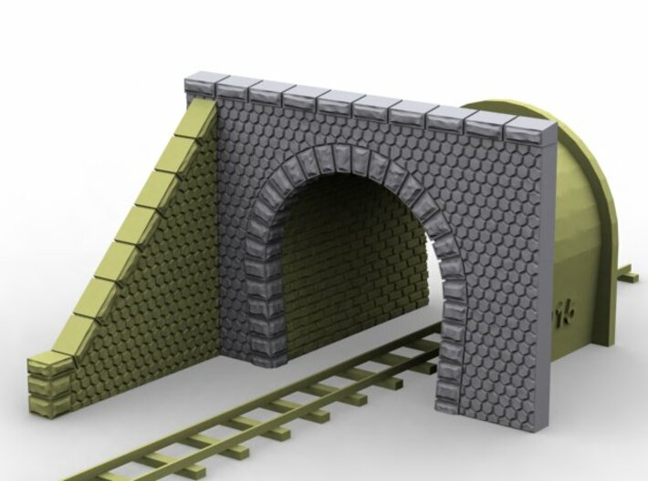 NmT11 Tunnel portal for meter gauge 3d printed 