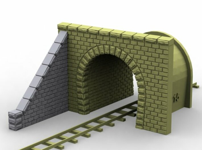 NmT31 Tunnel portal for meter gauge 3d printed