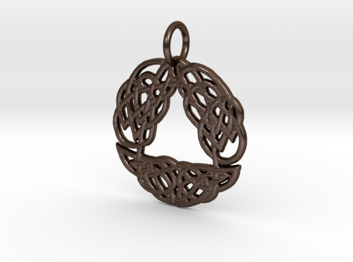 Celtic Arch Pendant 3d printed