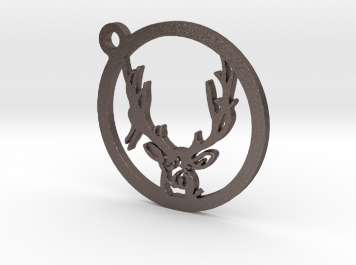 Mule Deer Keychain 2 3d printed