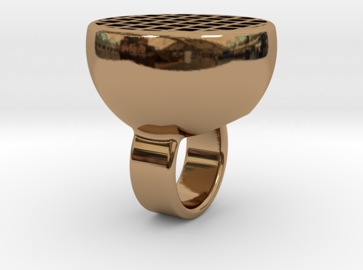 Maze-ring 3d printed