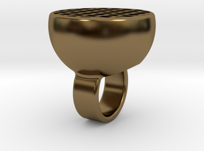 Maze-ring 3d printed