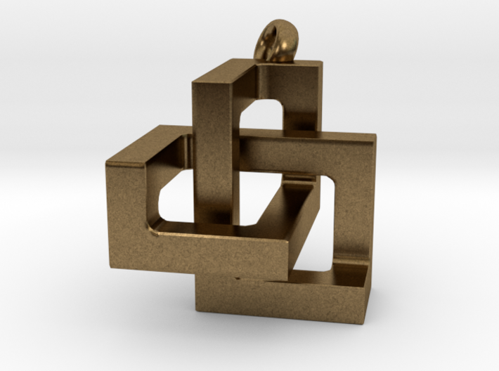 Cubic Trefoil Knot 3d printed